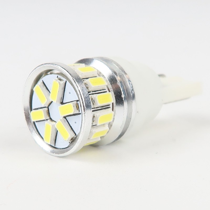 Ampoules LED T10 (W5W) Canbus / Anti-erreur 9 LEDS Blanc