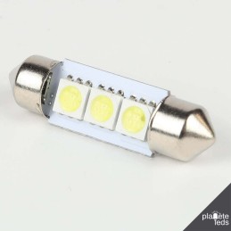 Ampoule navette c5w 41mm 24v LED, Plaque, Intérieur