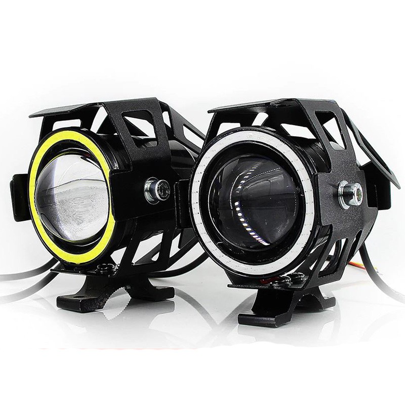 Phare additionnel LED CREE Ovale 20W pour Moto - Scooter - Quad