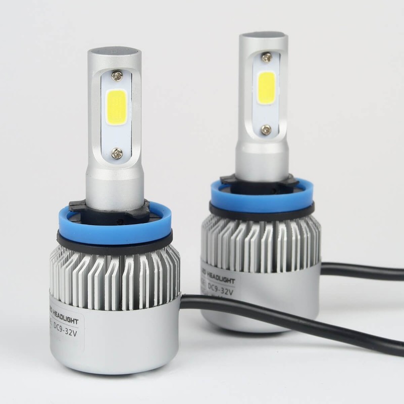 Kit Ampoules LED H8/H9/H11 Haute puissance Ventilé 4600Lm