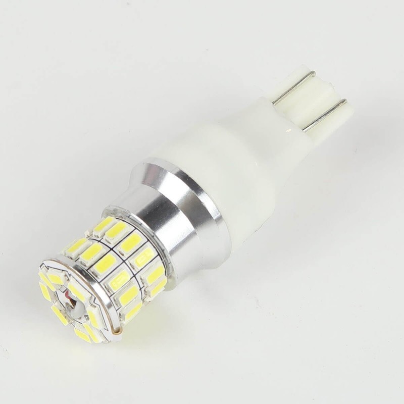 2 AMPOULES T15 W16W LED BLANC 10W FEUX DE RECUL ARRIERE VOITURE LAMPE