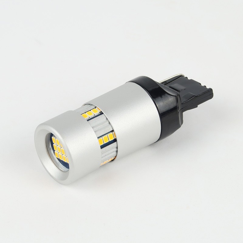 Ampoule LED T20 - W21W Orange anti-erreur pour Clignotants - vendu à l'unité